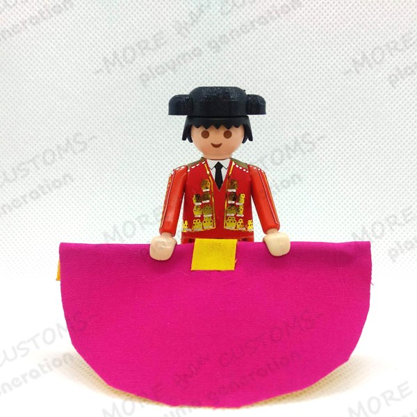 2 capote-muleta-montera-banderillas-custom-playmobil-playmo-generation