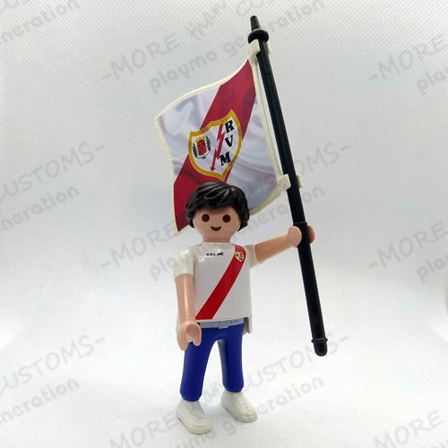 aficionado futbol rayo vallecano madrid custom palymobil playmo generation 1