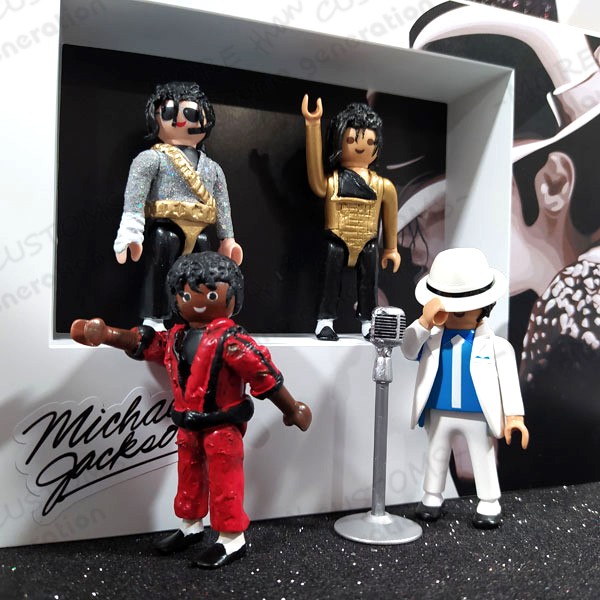 michael jackson custom playmobil playmo generation 18