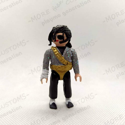 michael jackson custom playmobil playmo generation 6
